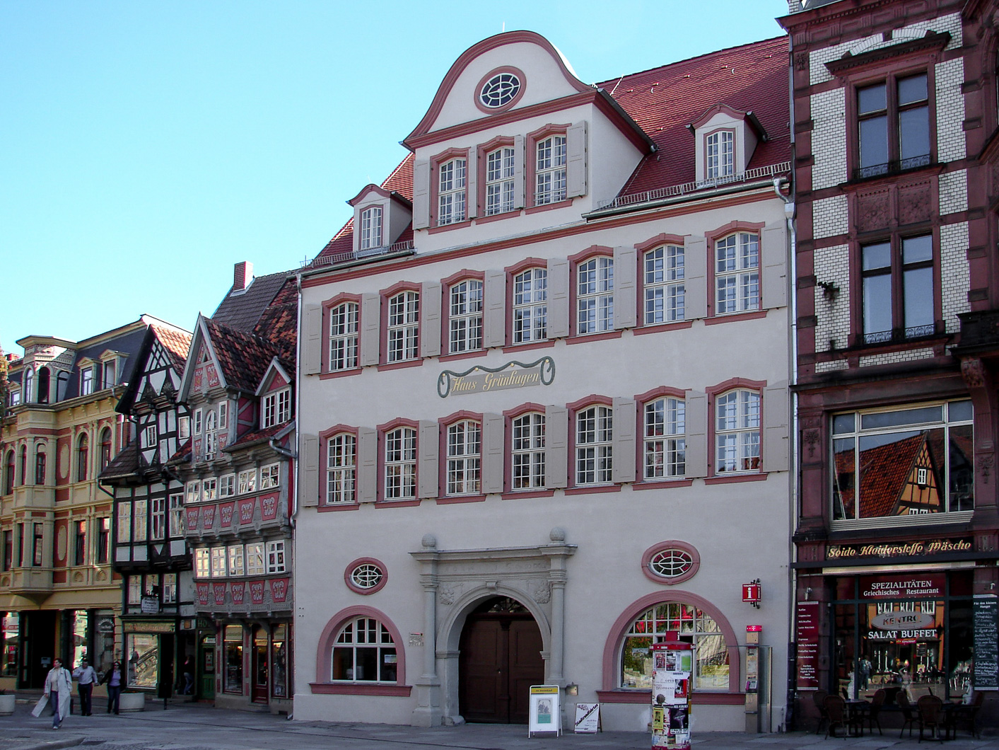 20061008 131316 Haus Grünhagen (Markt 2), Umgestaltung erfolgte 1786. Seinen Namen erhielt das Haus nach seinem späteren Besitzer, dem Tuchfabrikanten Grünhagen